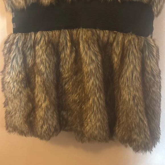 Gianni Bini vintage Faux Fur Vest size SMALL - Picture 6 of 12